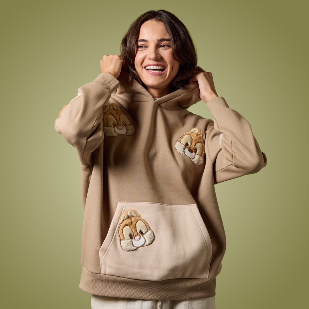 New Disney Store Japan and China Merchandise Character Essentials Collection Chip and Dale Hoodie