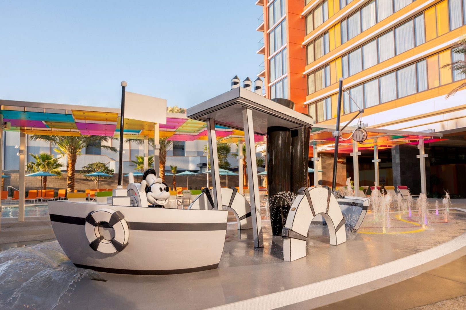 Steamboat Willie Splash Pad