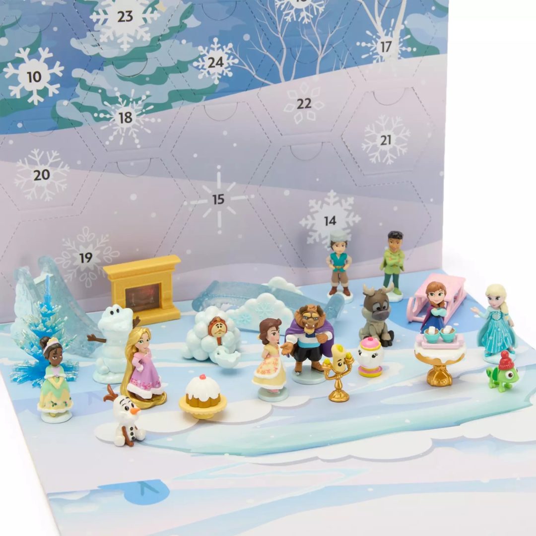Disney Store Once Upon a Story 24-Day Countdown Calendar Micro Figure Set