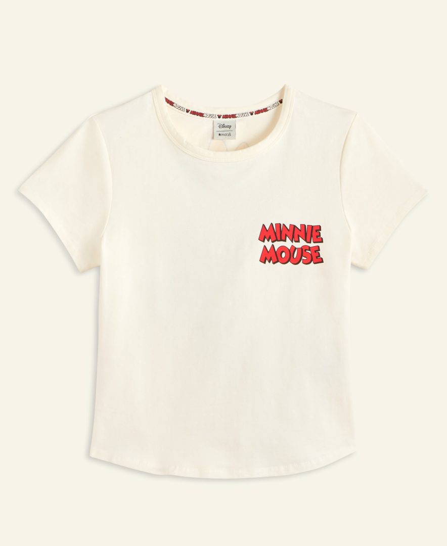 Disney x Macy’s Holiday Collection Women’s Minnie Mouse Ringer Baby Tee