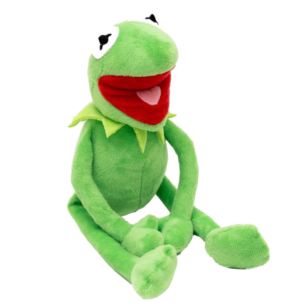 Buckle-Down Disney The Muppets Kermit the Frog Squeaky Plush Dog Toy 