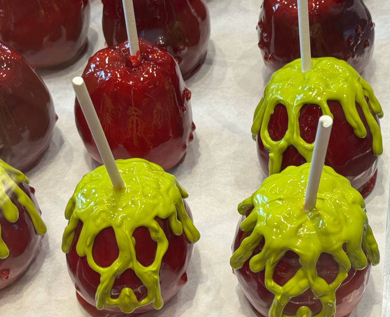 Candy Apples at Disney Springs Candy Cauldron