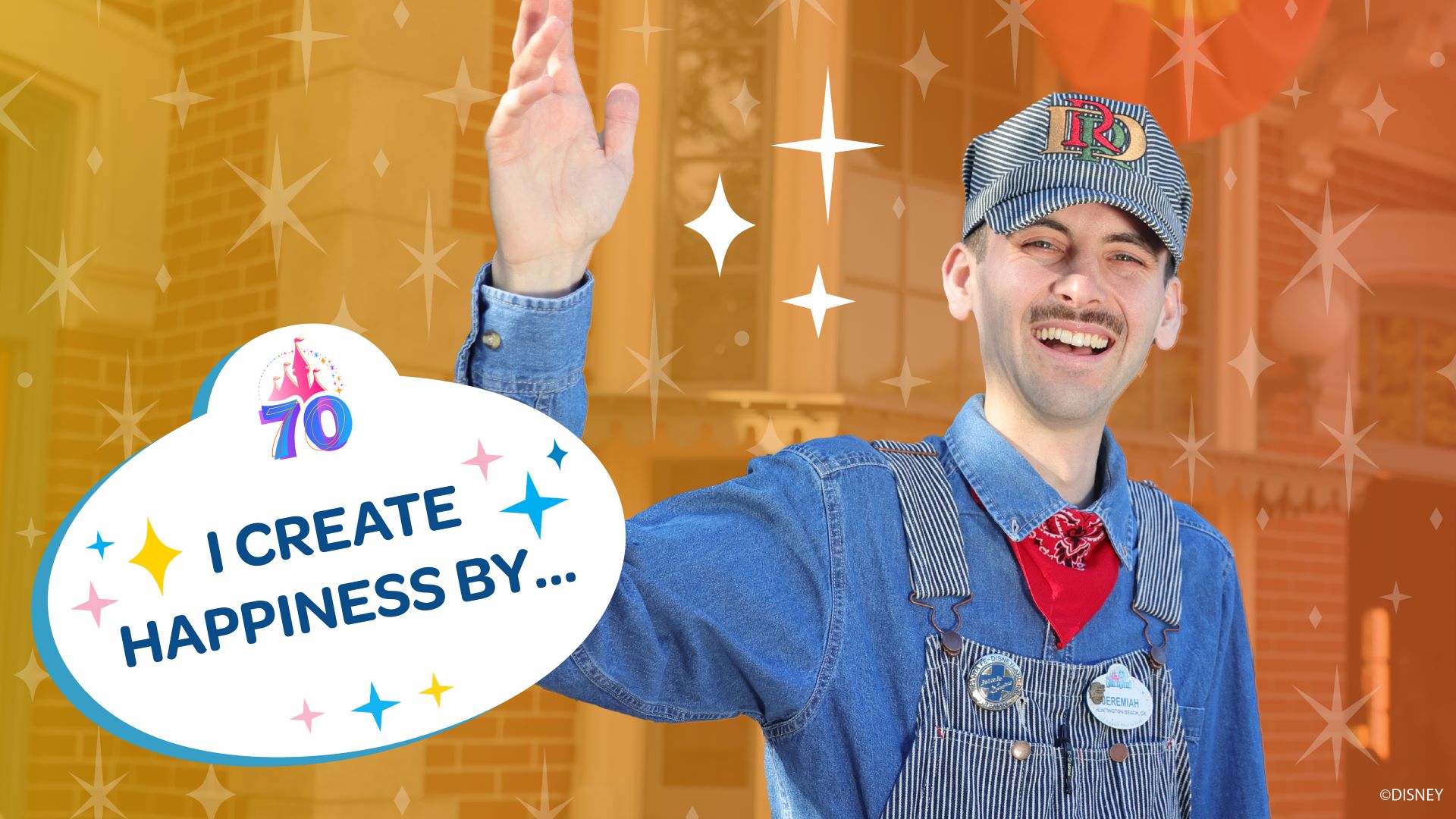 Jeremiah Counihan at the Disneyland Railroad