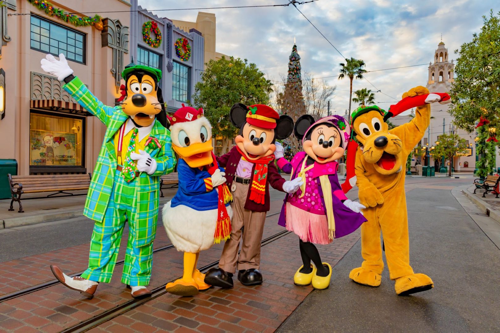 Mickey Mouse and Friends at California Adventure for the Holidays