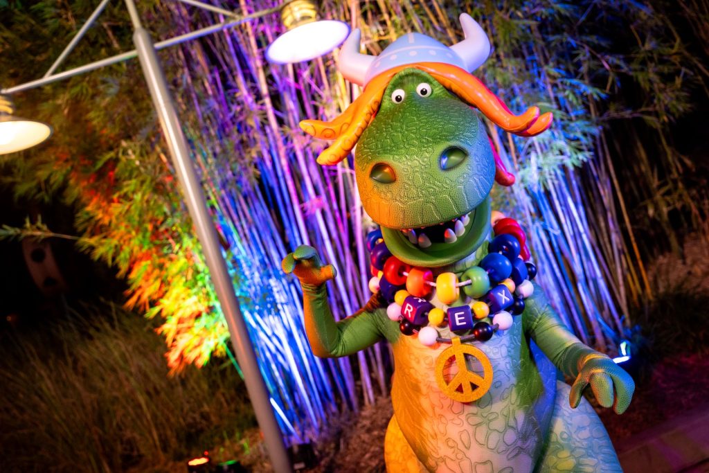 Partysaurus Rex Toy Story Land Meet and Greet