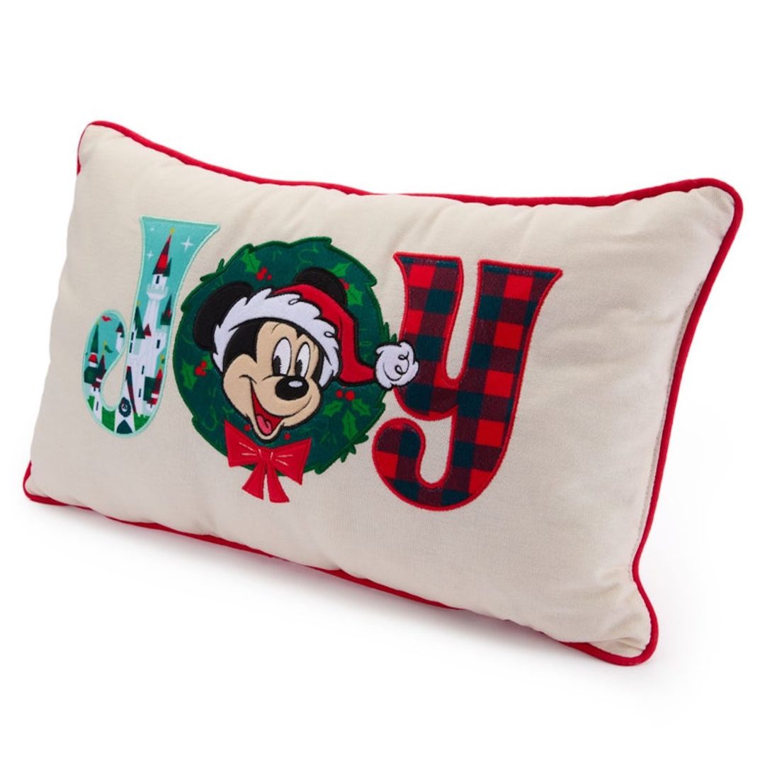 Mickey Mouse Holiday Joy Throw Pillow