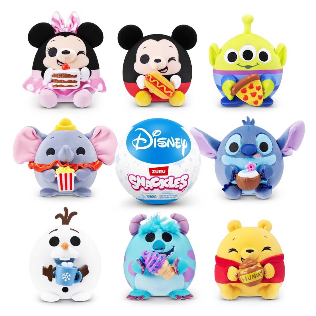 Disney Snackles Mystery Plush Capsules 