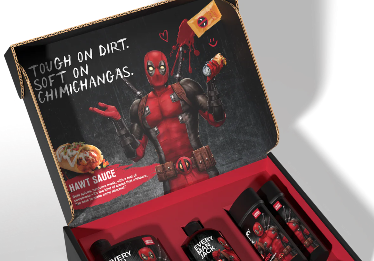 Deadpool Gift Set by Every Man Jack