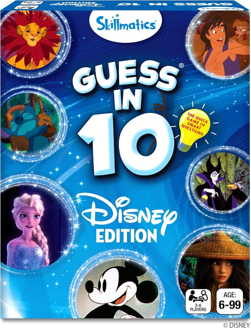 Guess in 10 Disney card game