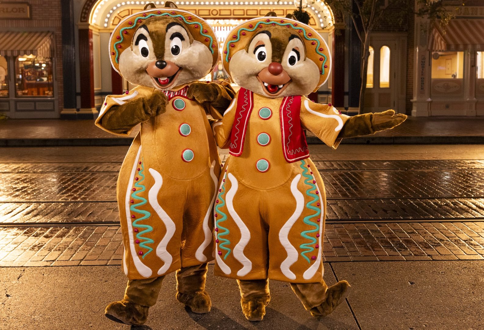 Chip 'n' Dale Gingerbread Outfits