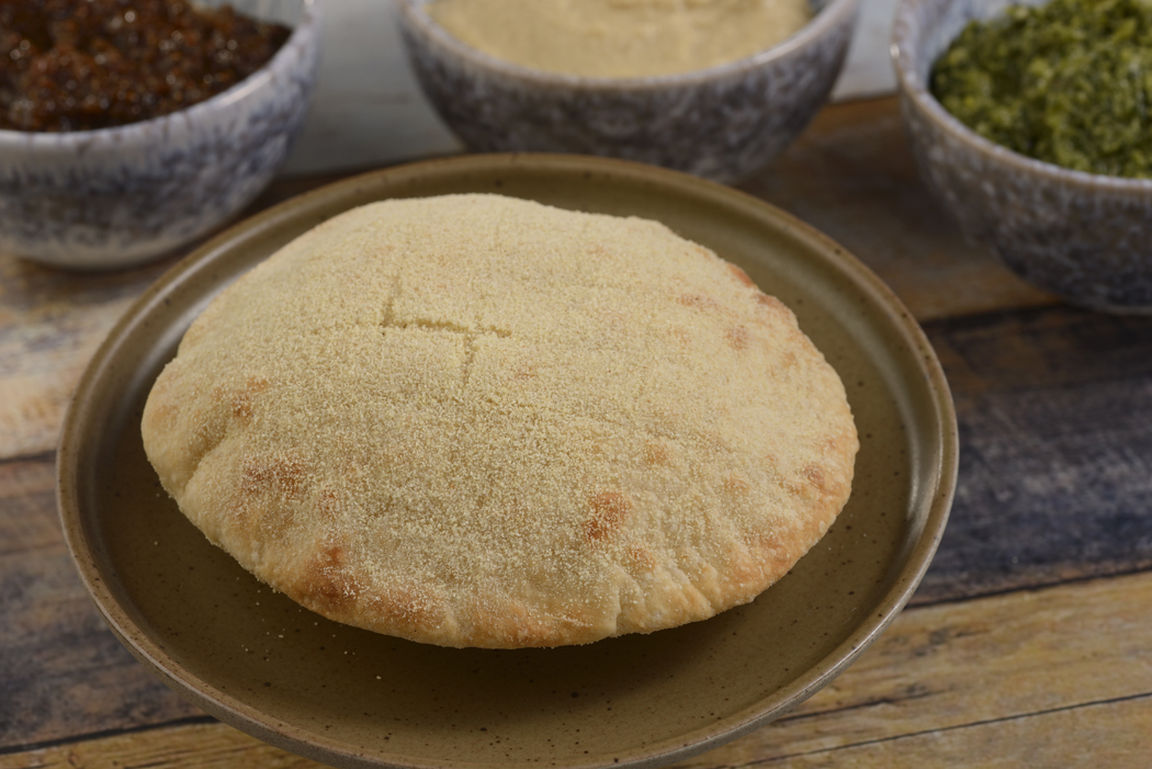 Stone-baked Moroccan Bread with assorted dips