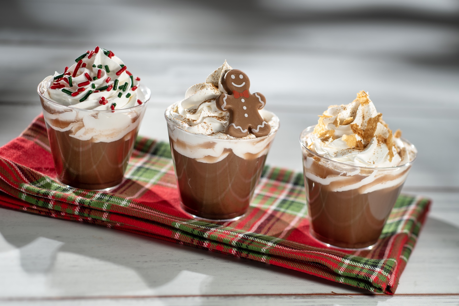 Festive Flight featuring Hot Cocoa by Joffrey’s (Non-alcoholic) (New)