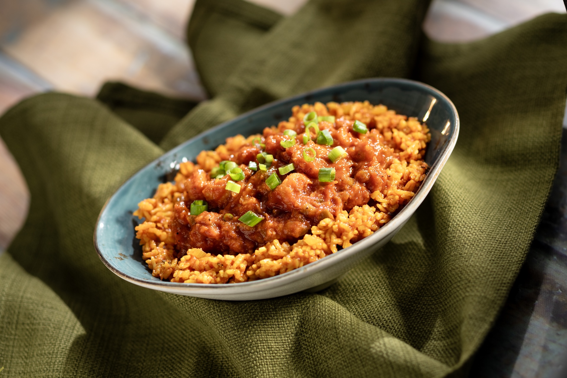 Spiced Shrimp Stew with Jollof Rice (New)