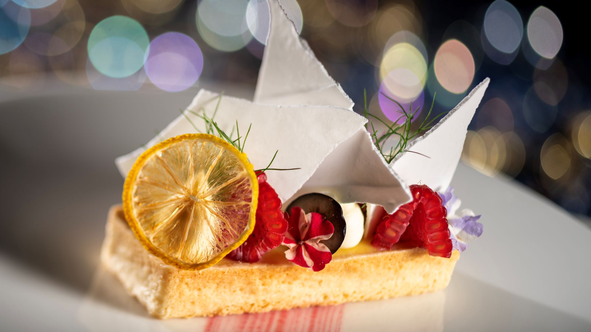 Lemon Thai Basil Tart on the Disney Adventure