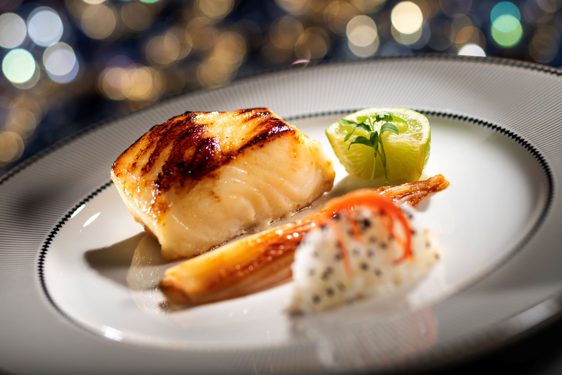Miso Glazed Chilean Seabass on the Disney Adventure