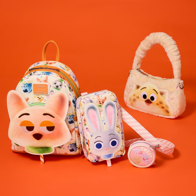 Zootopia 2 Judy Hopps Cotton Candy Cosplay Cell Phone Crossbody Bag with Coin Bag