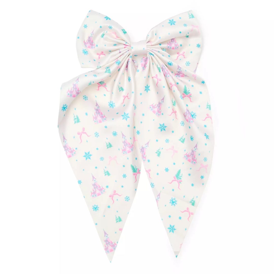 Fantasyland Castle Holiday Hair Bow from Disney Store and Disney Parks 