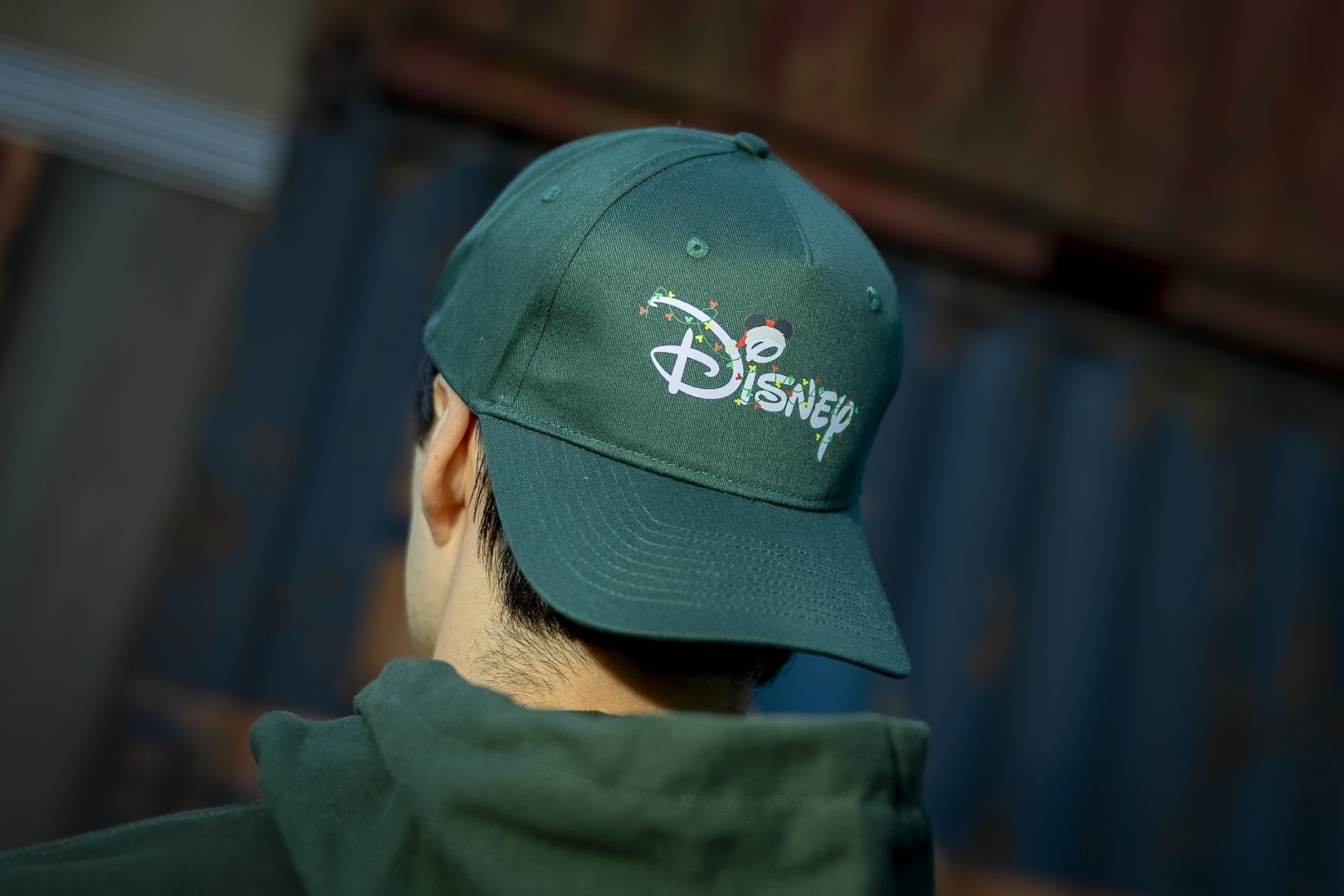 Disney Mickey Mouse Christmas Lights Logo Printed Baseball Hat 