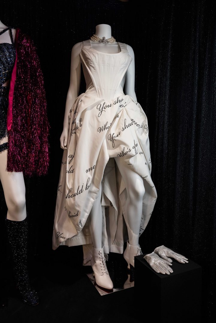 Taylor Swift Eras Tour costume exhibit at Walt Disney Presents inside Disney&rsquo;s Hollywood Studios
