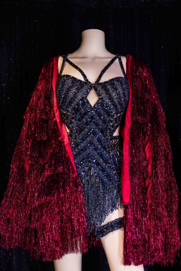 Taylor Swift Eras Tour costume exhibit at Walt Disney Presents inside Disney&rsquo;s Hollywood Studios
