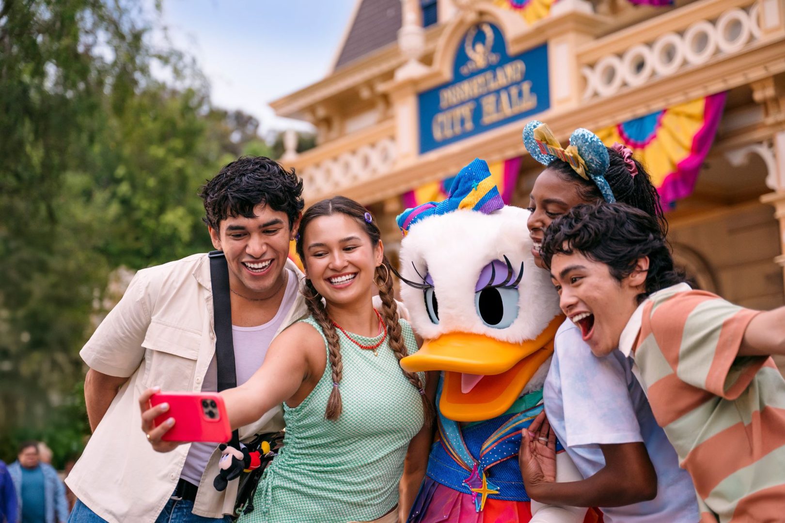 Daisy Duck at Disneyland Park for the 70th Celebration