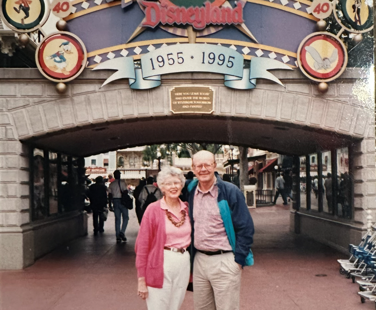 Disneyland Entrance in 1995
