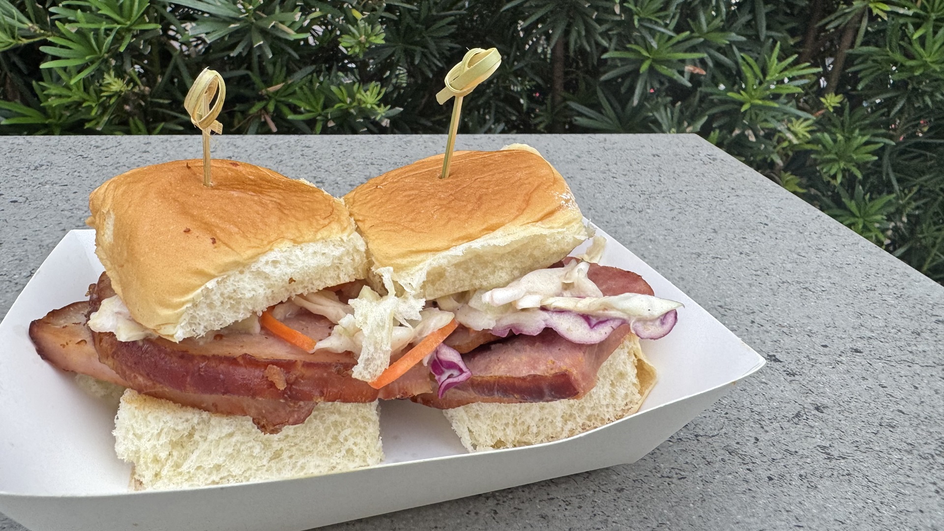 EPCOT Festival Favorites Brown Sugar Ham Sliders