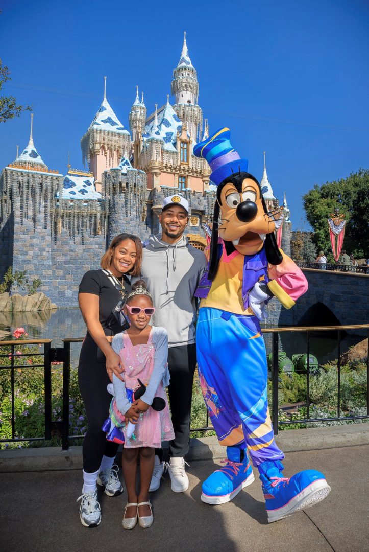 Mookie Betts at Disneyland Park