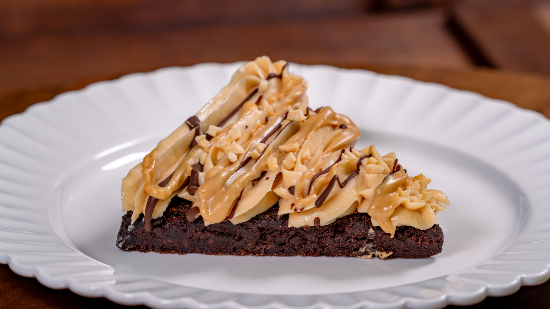 Peanut Butter Brownie Sloce At Jolly Holiday Baker