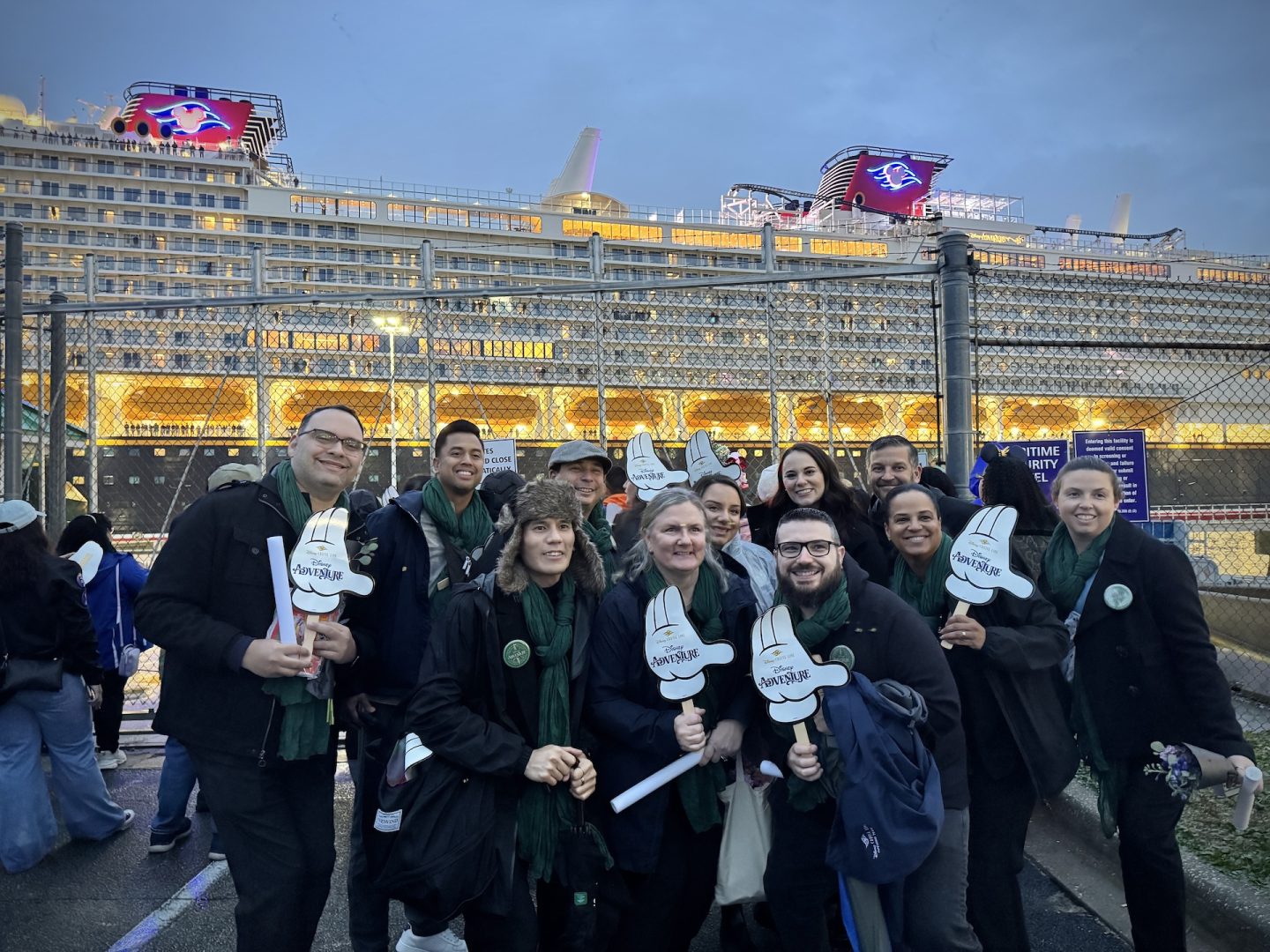 Disney Adventure Cast & Crew Celebrate Ship&rsquo;s Arrival in Florida