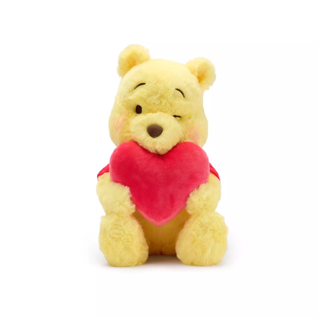 Disney Store Winnie the Pooh Heart Plush  
