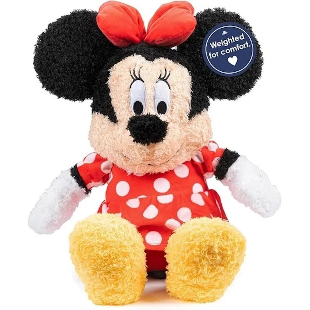 Jay Franco Disney Minnie Mouse Fuzzy Weighted Pillow Buddy 