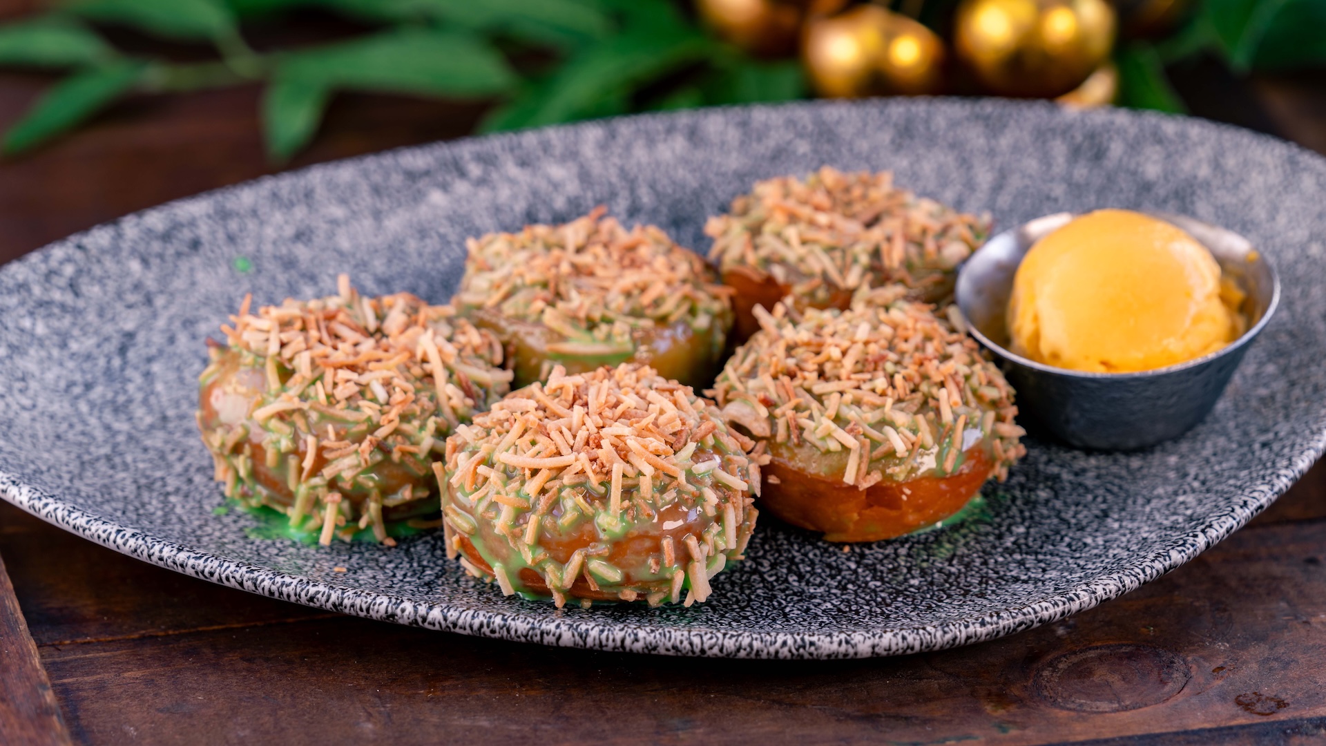 Coconut Pandan Donuts (Available Jan. 23 through Mar. 5) (New)