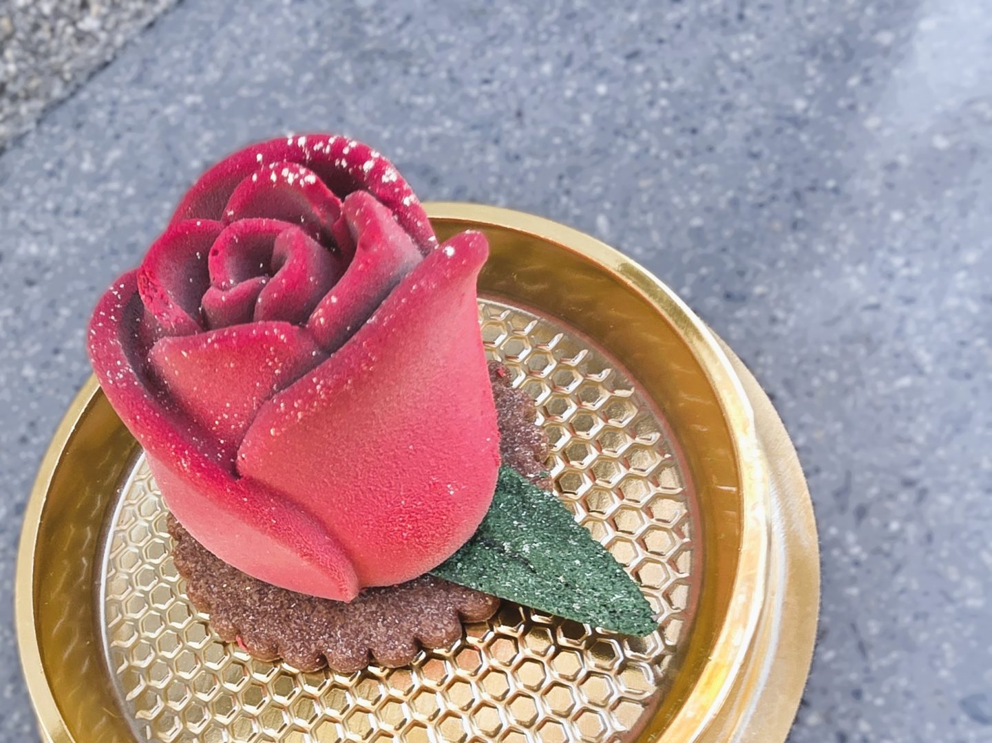 2026 EPCOT Opening Bites Enchanted Rose Mousse