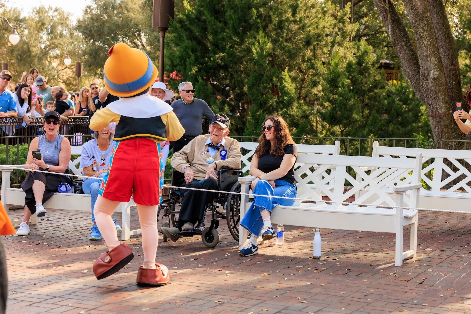 Disney Celebrates World War II Veteran&rsquo;s 101st Birthday at Magic Kingdom Flag Retreat