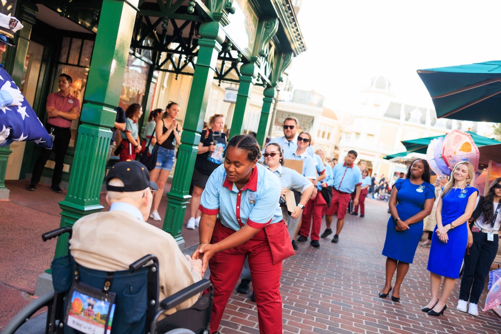 Disney Celebrates World War II Veteran’s 101st Birthday at Magic Kingdom Flag Retreat