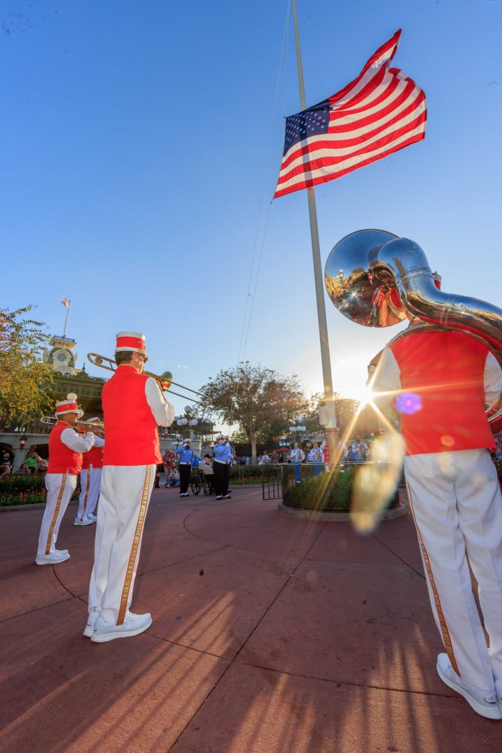 Disney Celebrates World War II Veteran&rsquo;s 101st Birthday at Magic Kingdom Flag Retreat