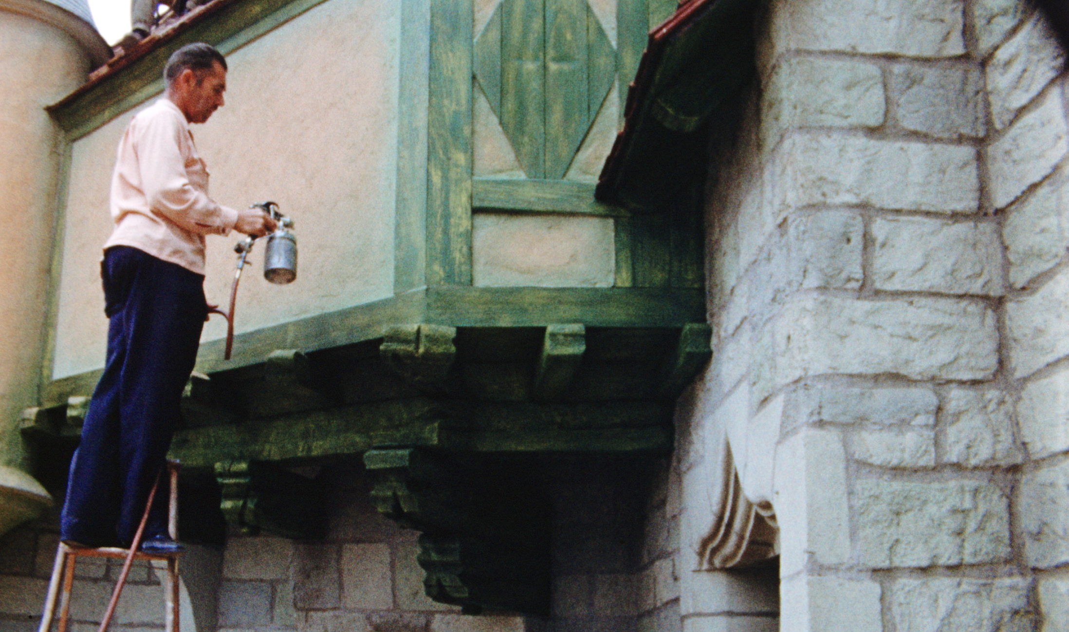 Disneyland Construction - Fantasyland in Disneyland Handcrafted