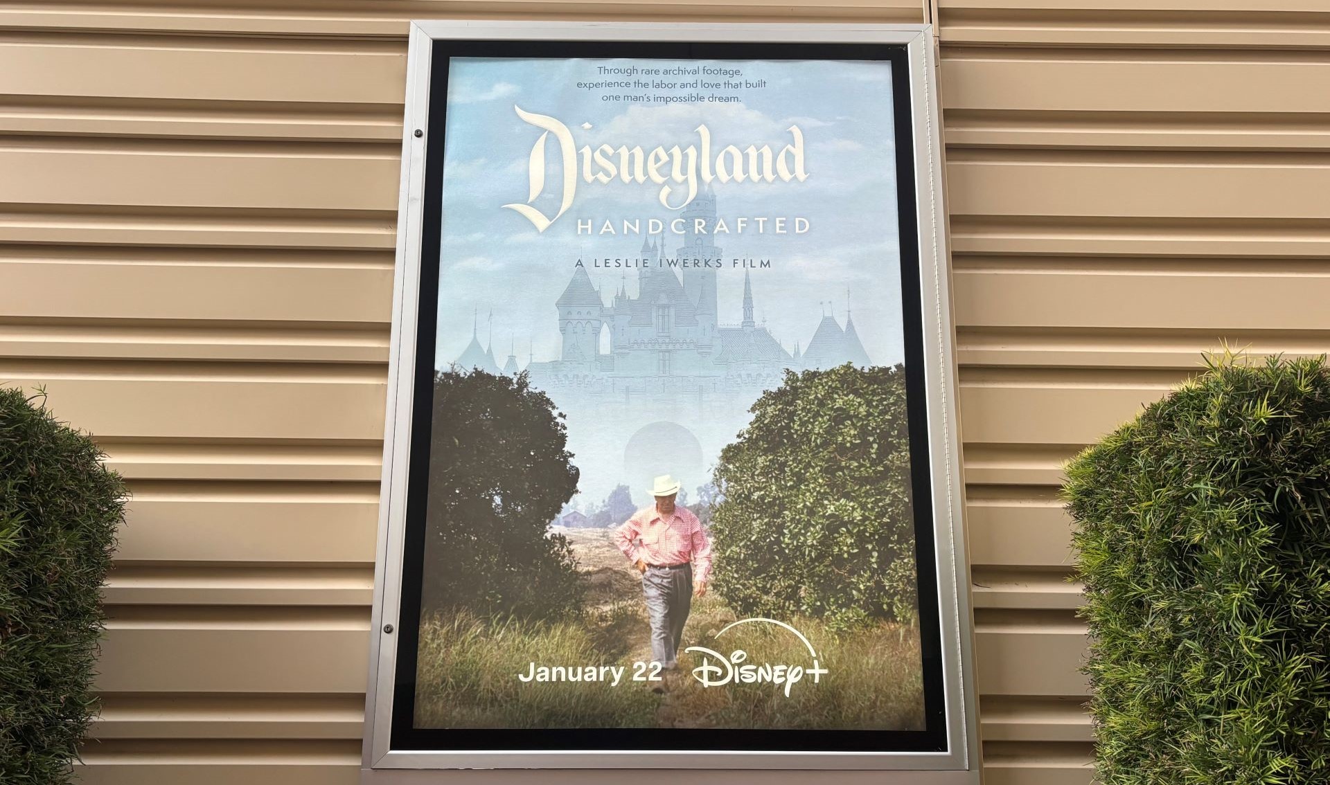 Disneyland Handcrafted Poster on the Studio Lot