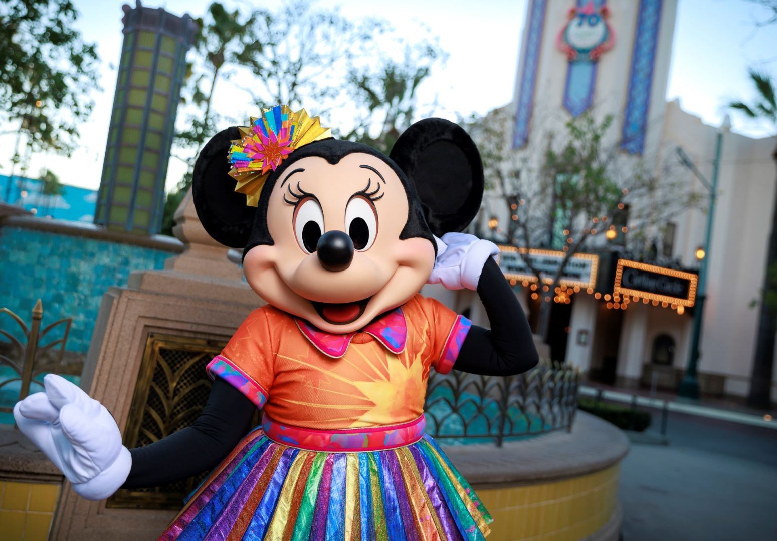 Minnie Mouse Attire for the 25th Anniversary of California Adventure