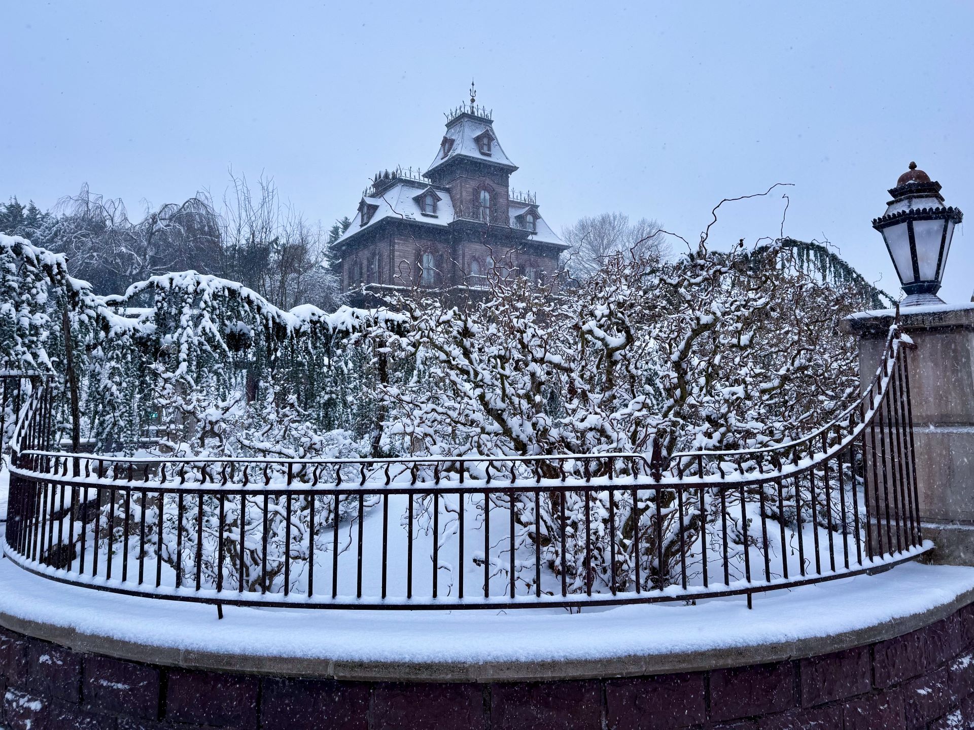 Phantom Manor Covered in Snow