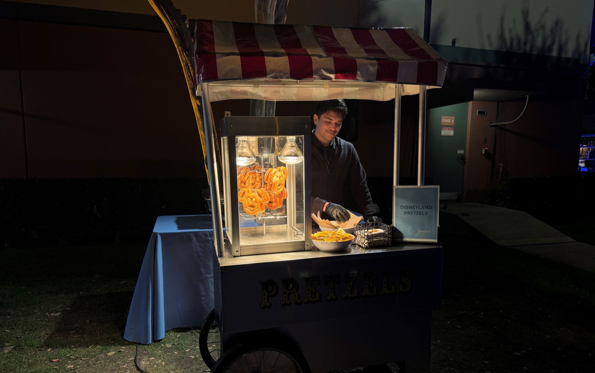 Pretzel Cart at Disneyland Handcrafted