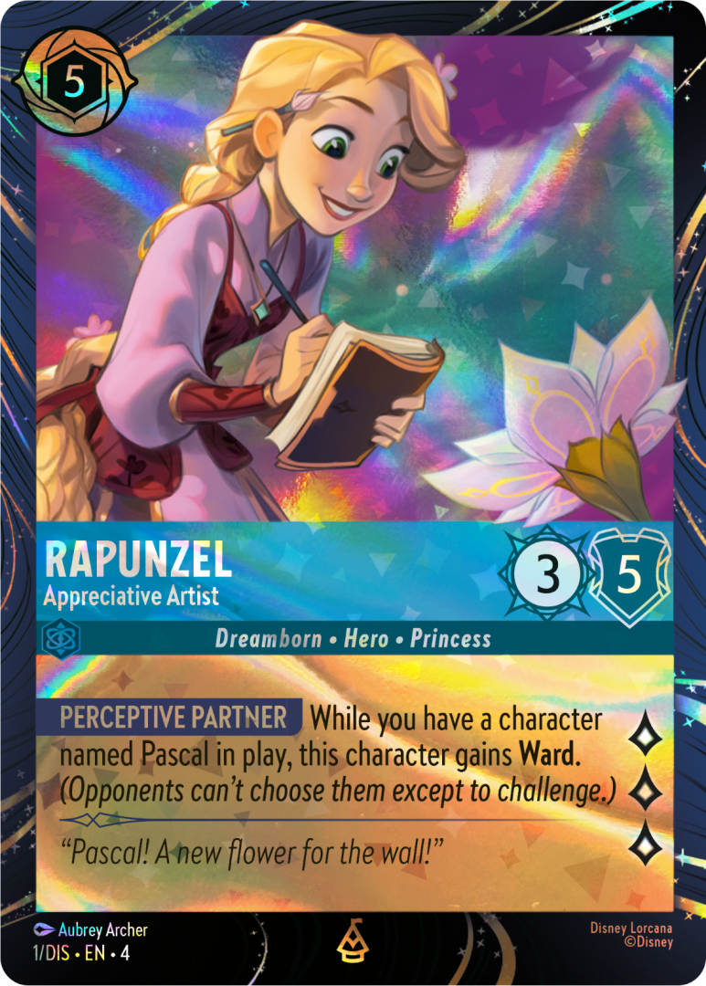 Rapunzel Locana Card at Festival of the Arts