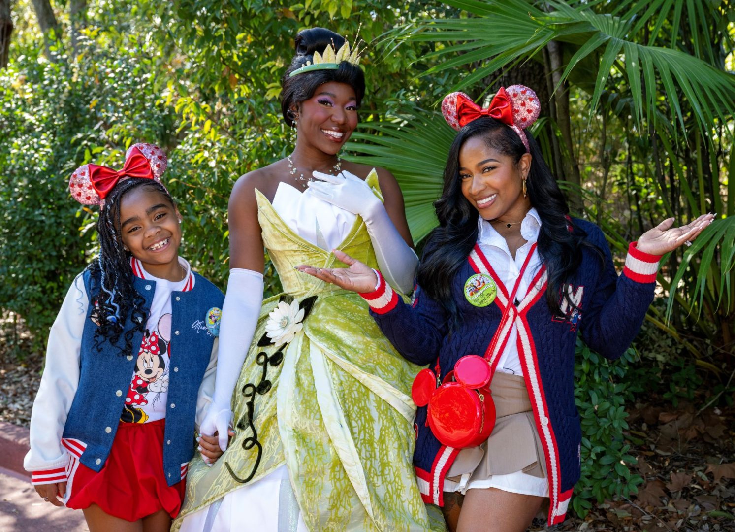 Toya Johnson-Rushing with Princess Tiana