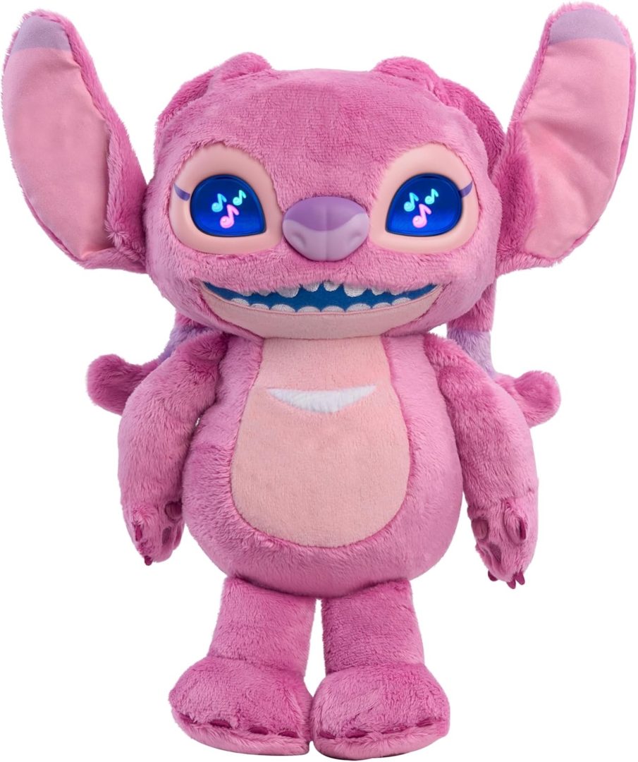 Disney Stitch Many Moods Angel Lights and Sounds Plush Toy 