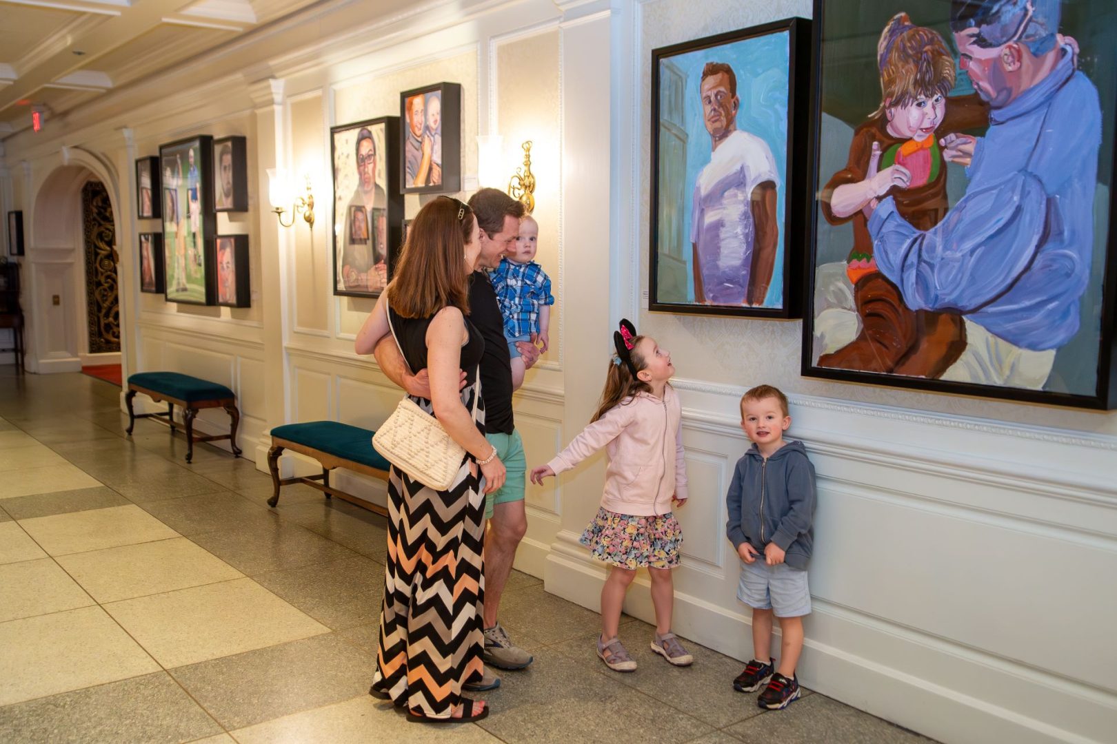 Dave Smith and Family - Portraits of Courage at EPCOT