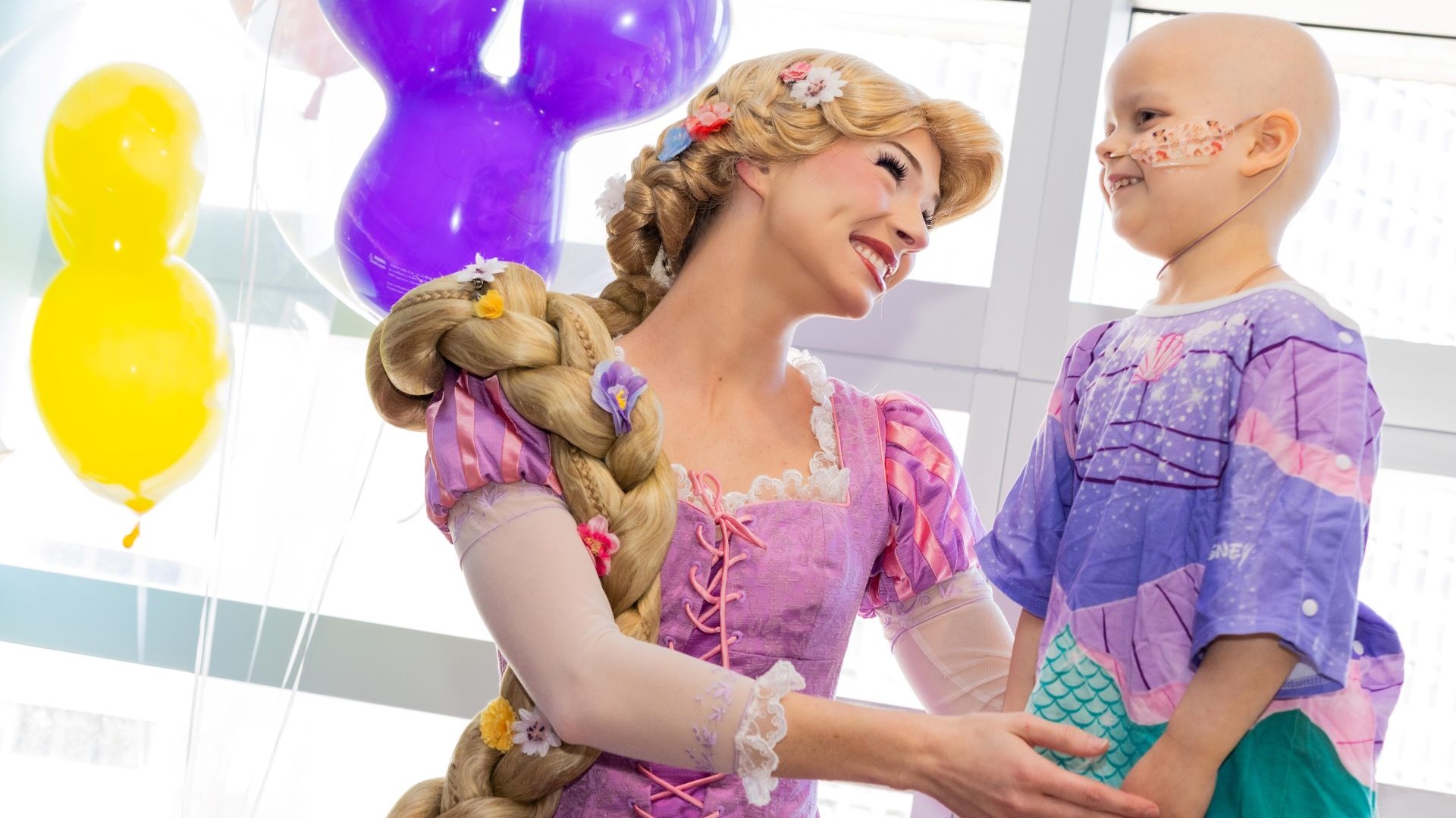 Disney and Starlight Bring a Princess Celebration to AdventHealth for Children's Patients