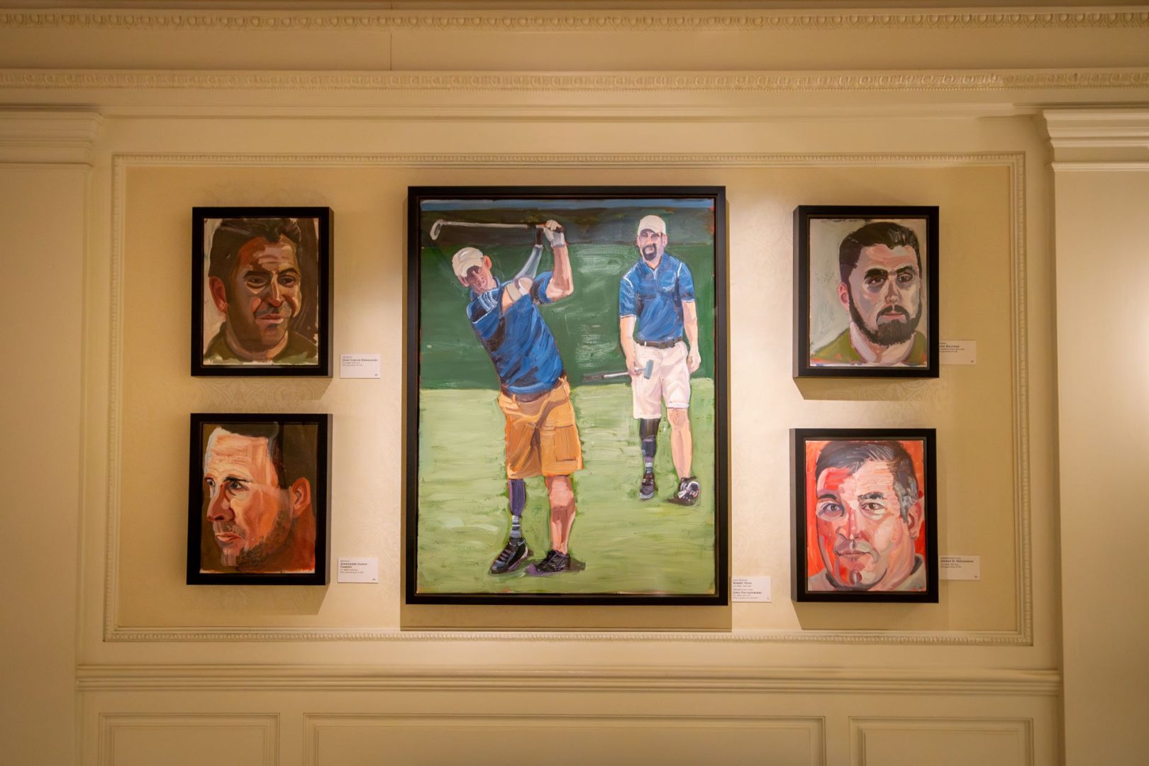 Gallery Inside Portraits of Courage Exhibit