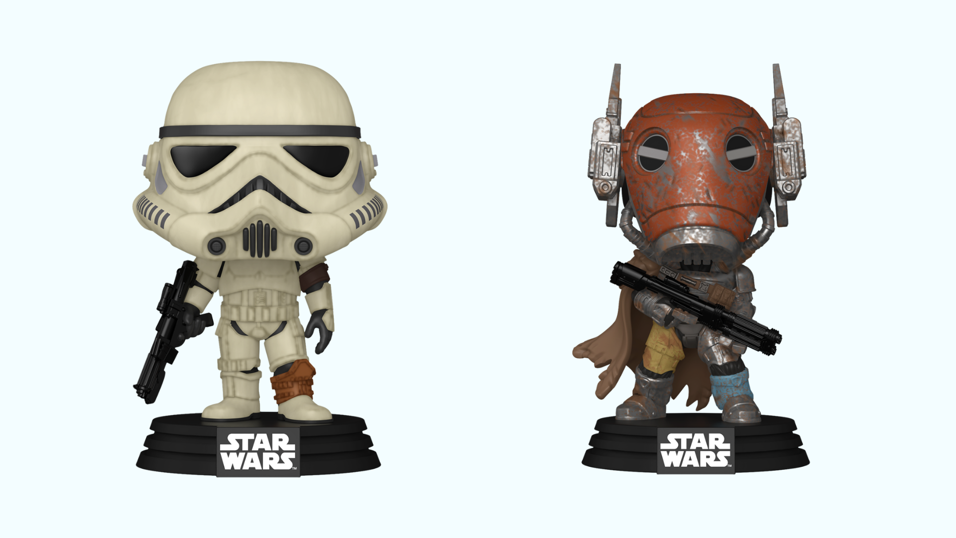 Mandalorian and Grogu Pops! from Funko