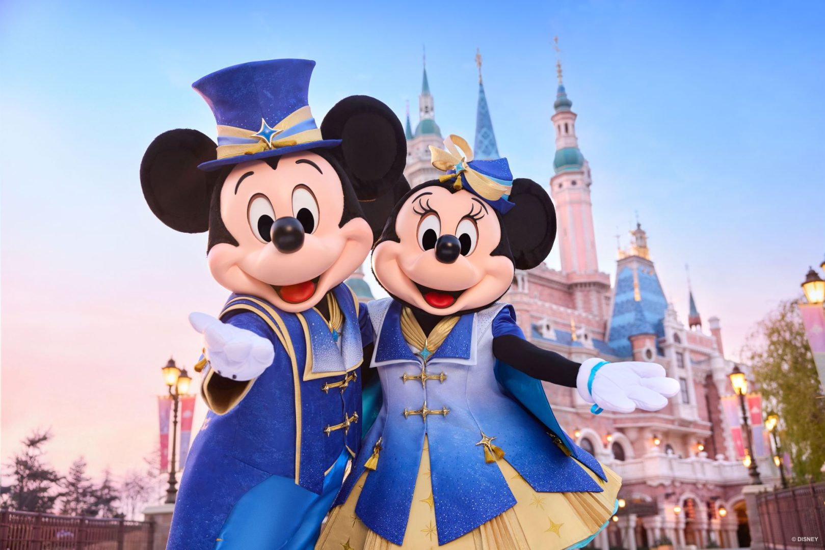 Mickey Mouse and Minnie Mouse at Shanghai Disney Resort